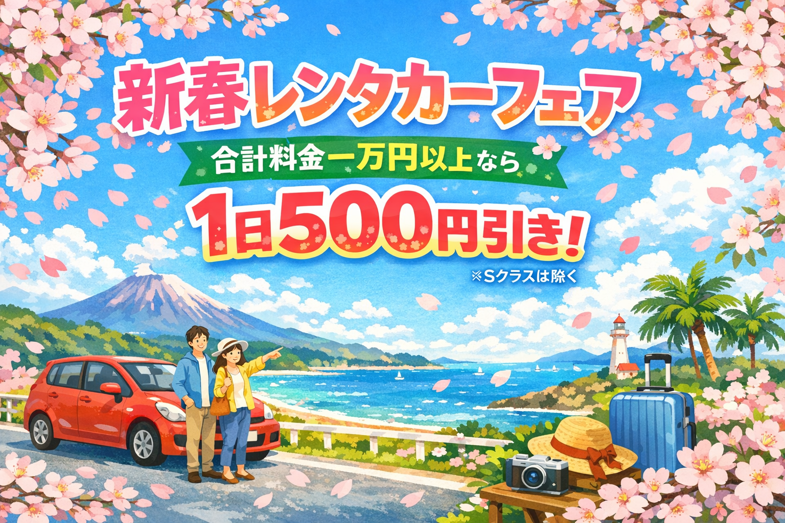 春のレンタカーフェア